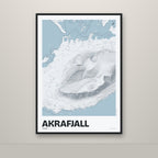 Akrafjall – Ljóst, okkurgulur
