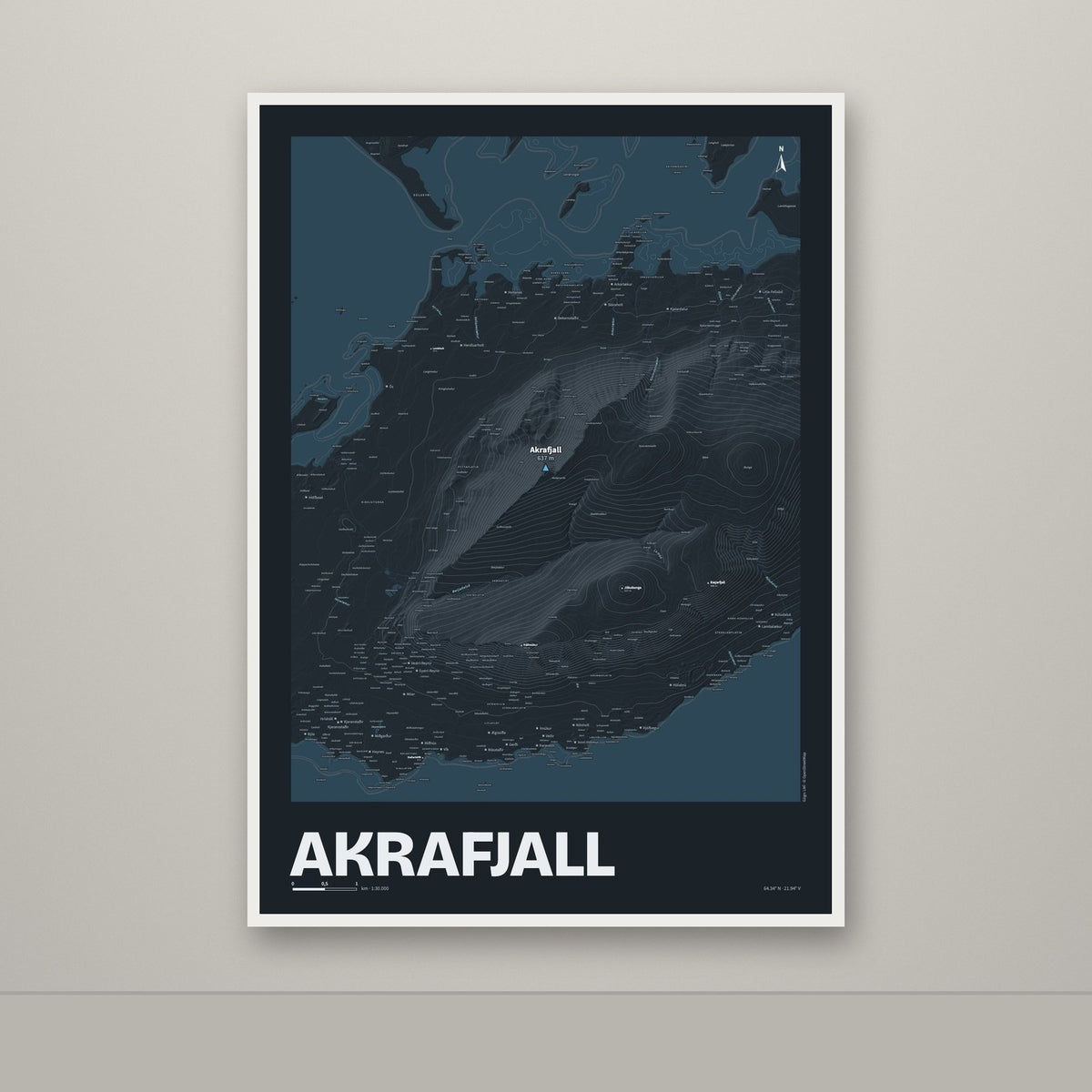Akrafjall – Nótt, blár