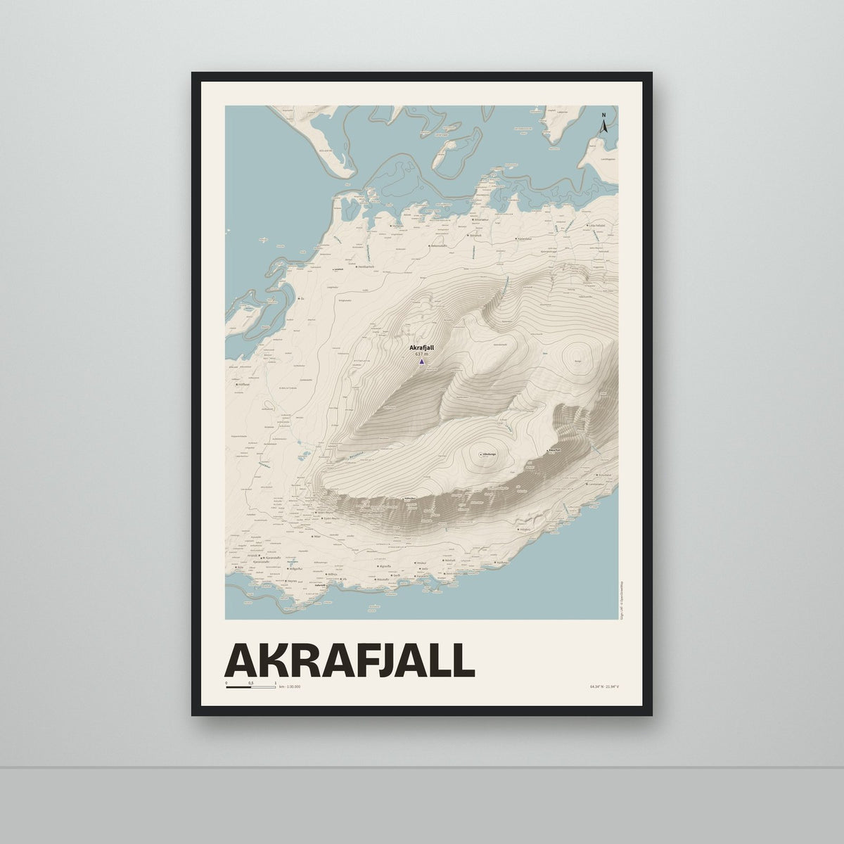 Akrafjall – Sandur, lúpínufjólublár