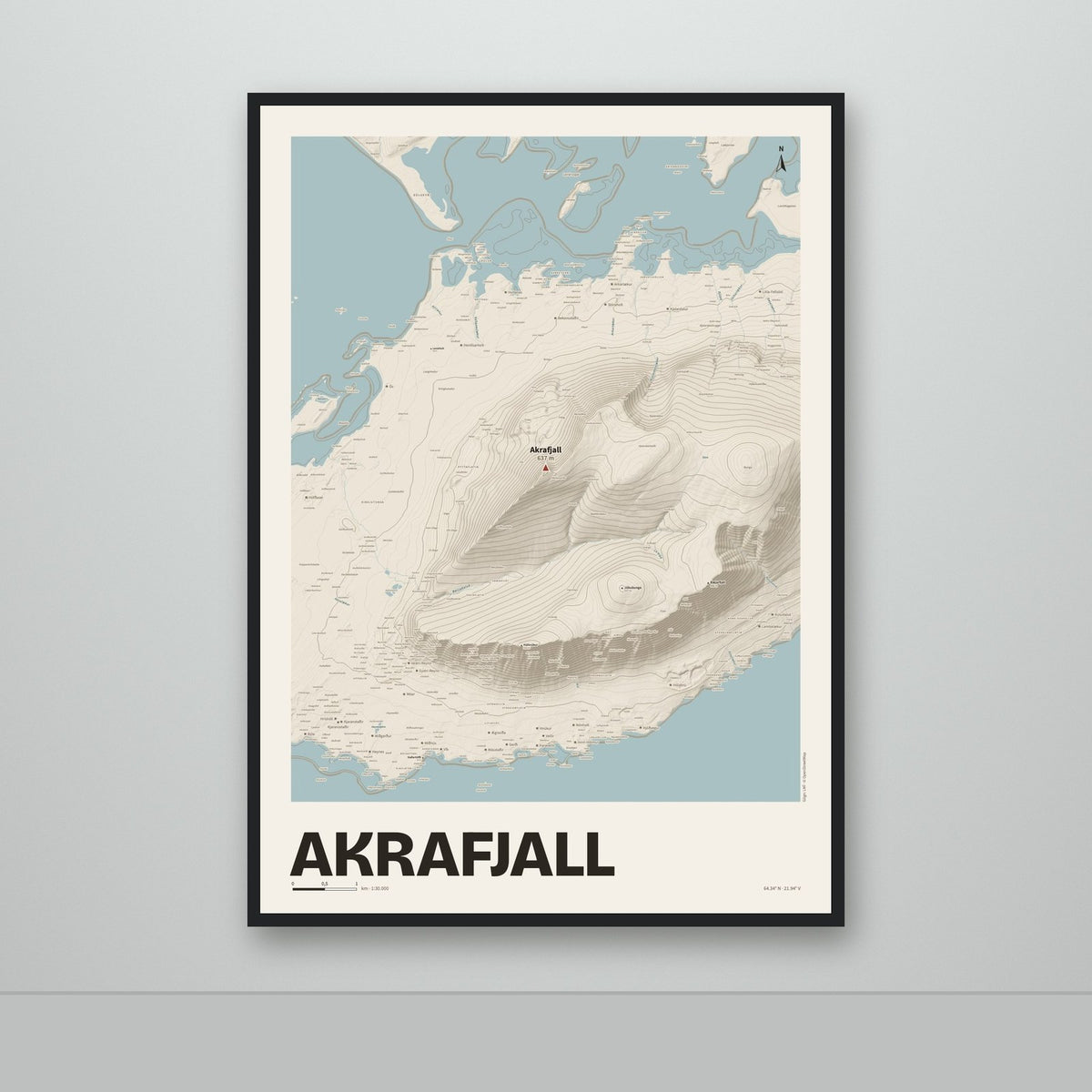 Akrafjall – Sandur, rauður