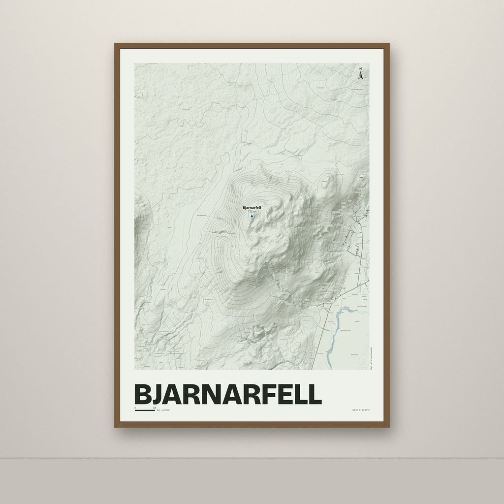 Bjarnarfell – Mosi, blár