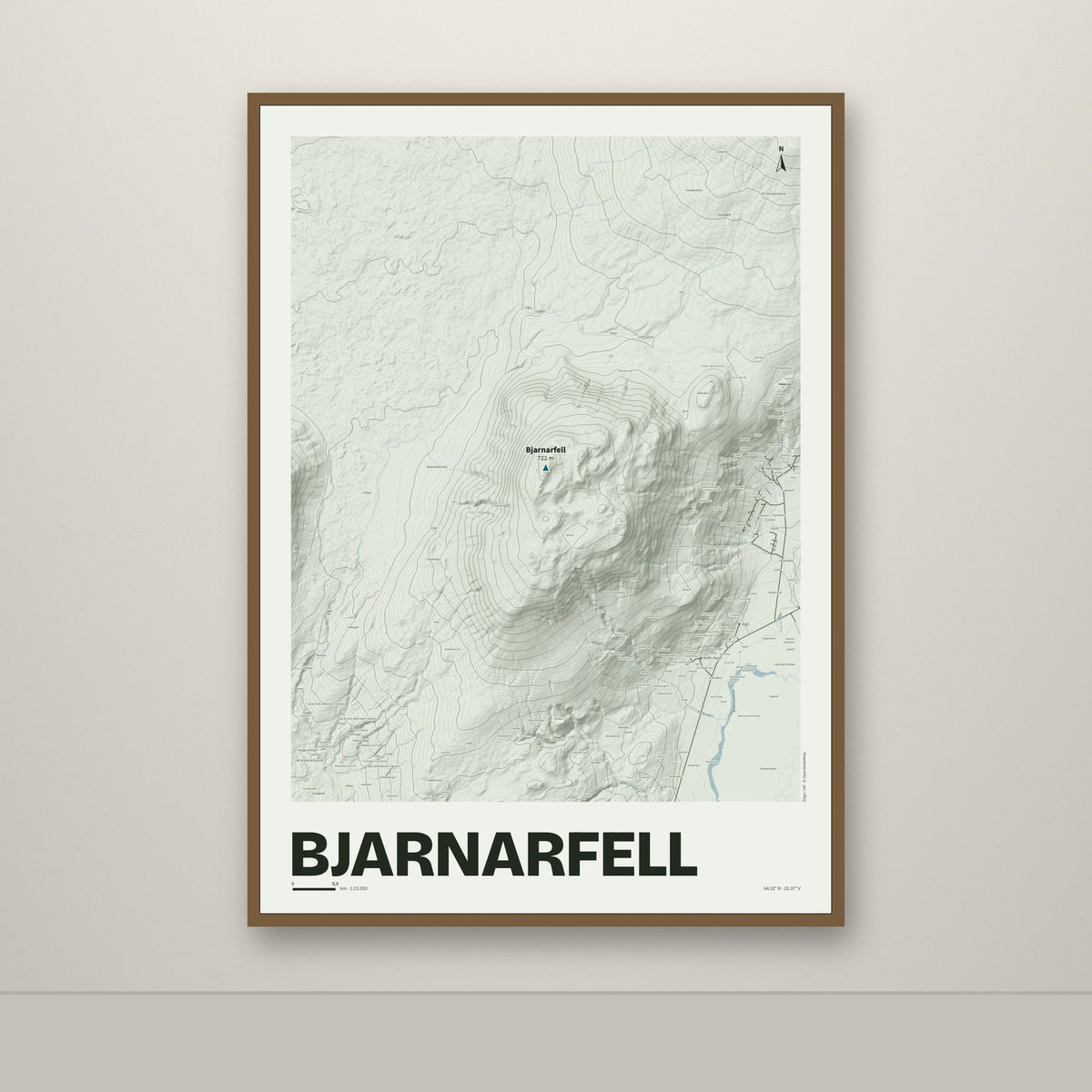 Bjarnarfell – Mosi, blár