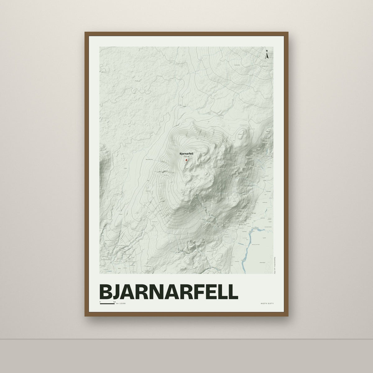 Bjarnarfell – Mosi, rauður