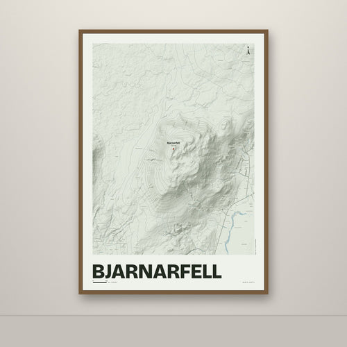 Bjarnarfell – Mosi, rauður