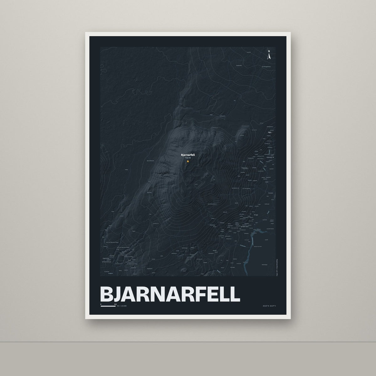 Bjarnarfell – Nótt, okkurgulur