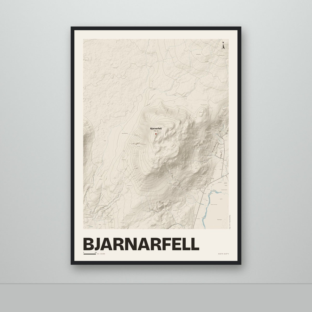Bjarnarfell – Sandur, rauður