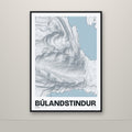 Búlandstindur – Ljóst, rauður