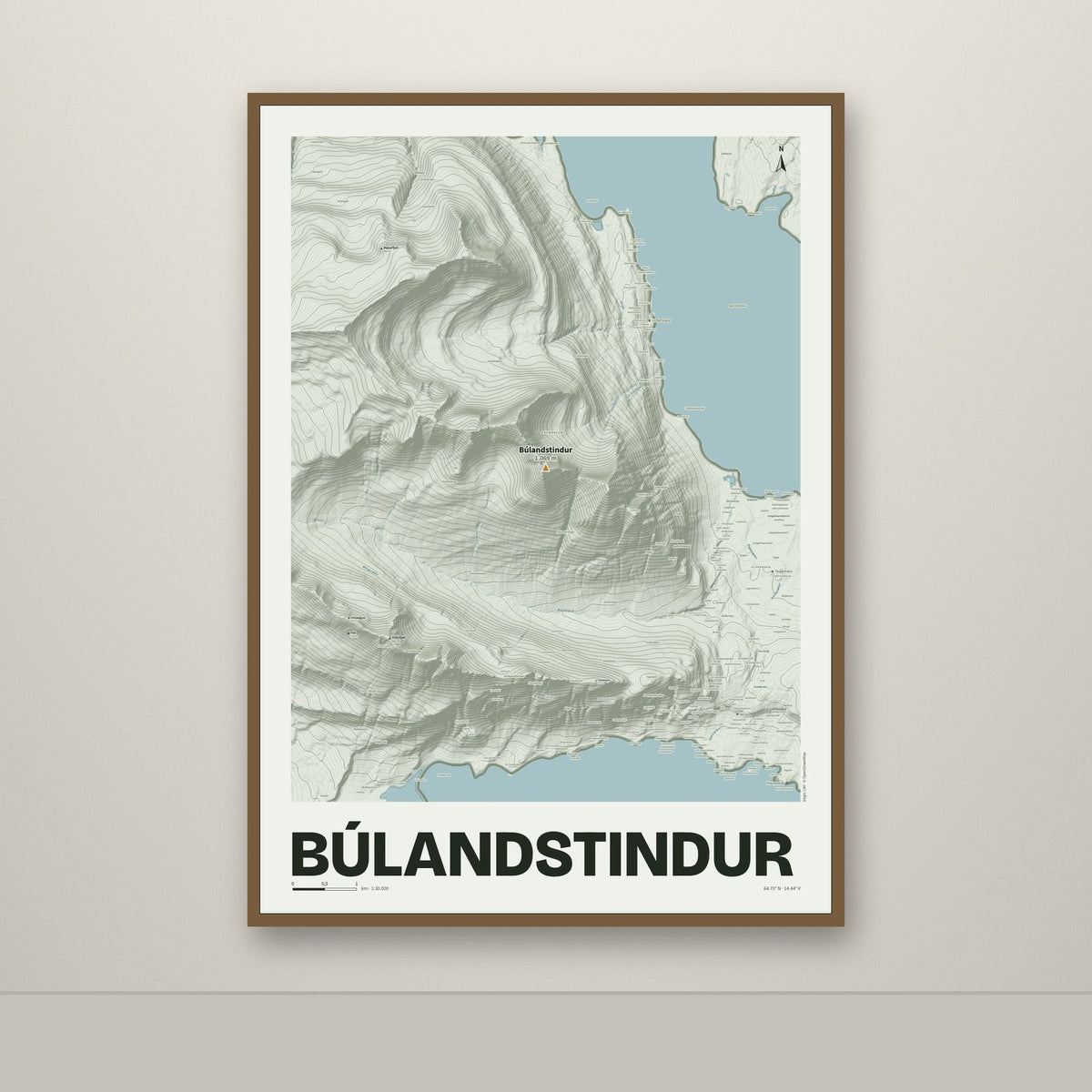 Búlandstindur – Mosi, okkurgulur