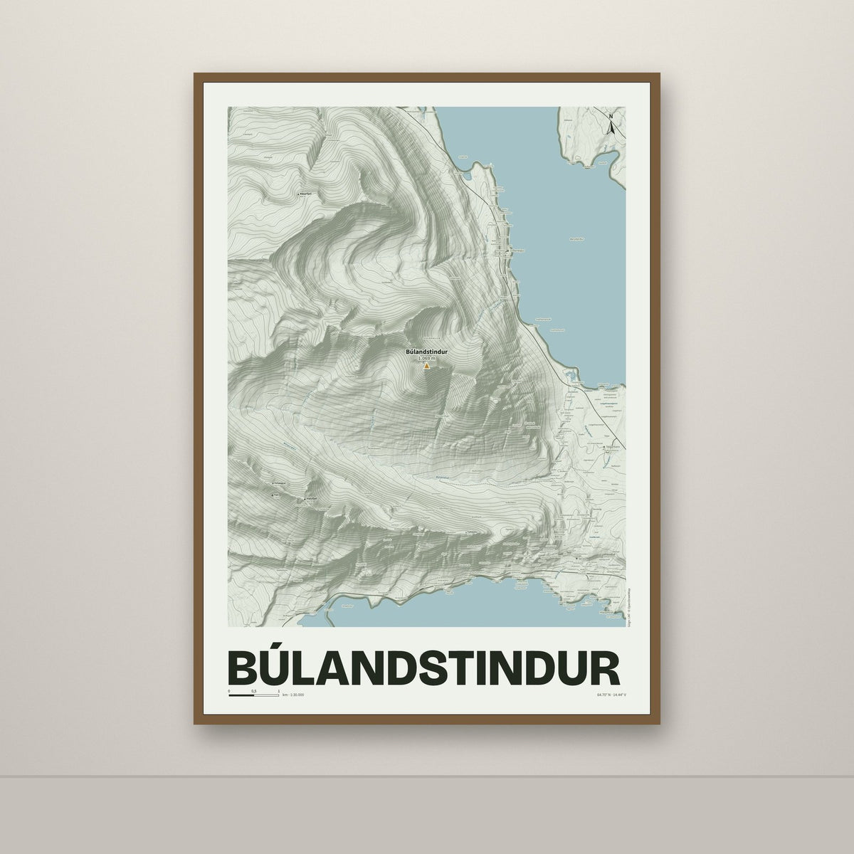 Búlandstindur – Mosi, okkurgulur
