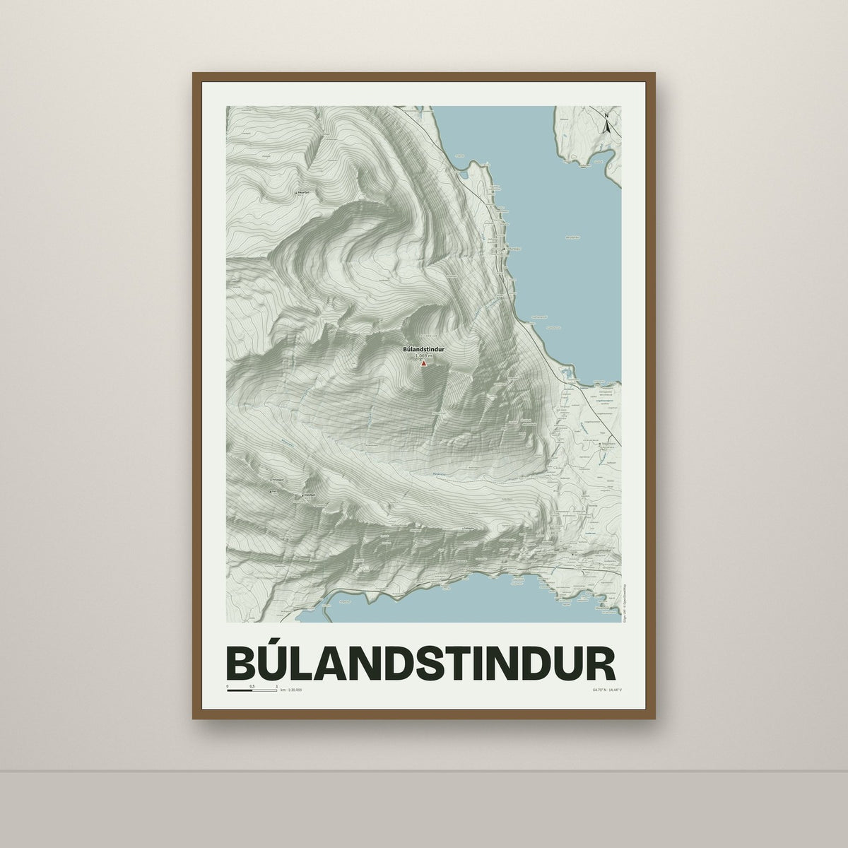 Búlandstindur – Mosi, rauður
