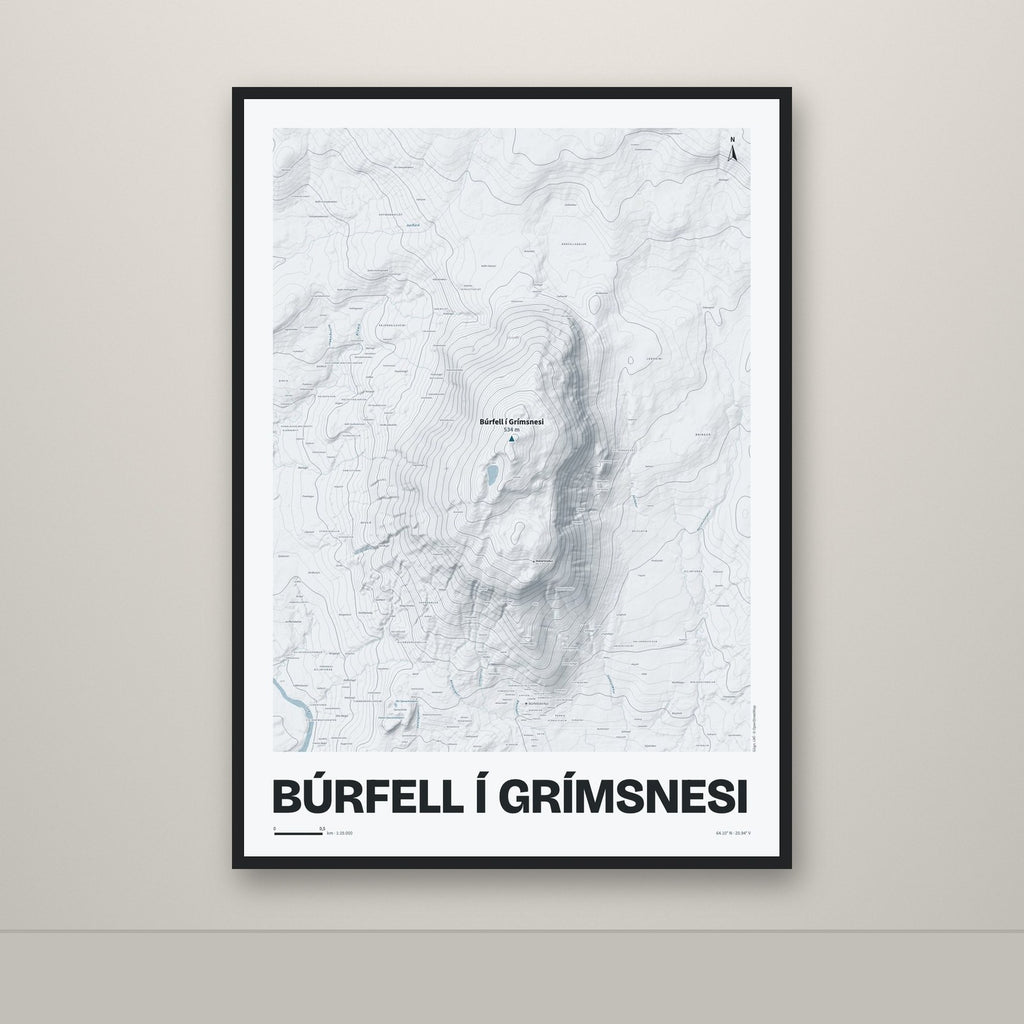 Búrfell í Grímsnesi – Ljóst, blár