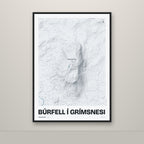 Búrfell í Grímsnesi – Ljóst, blár