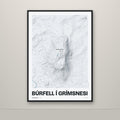 Búrfell í Grímsnesi – Ljóst, rauður