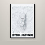 Búrfell í Grímsnesi – Ljóst, rauður