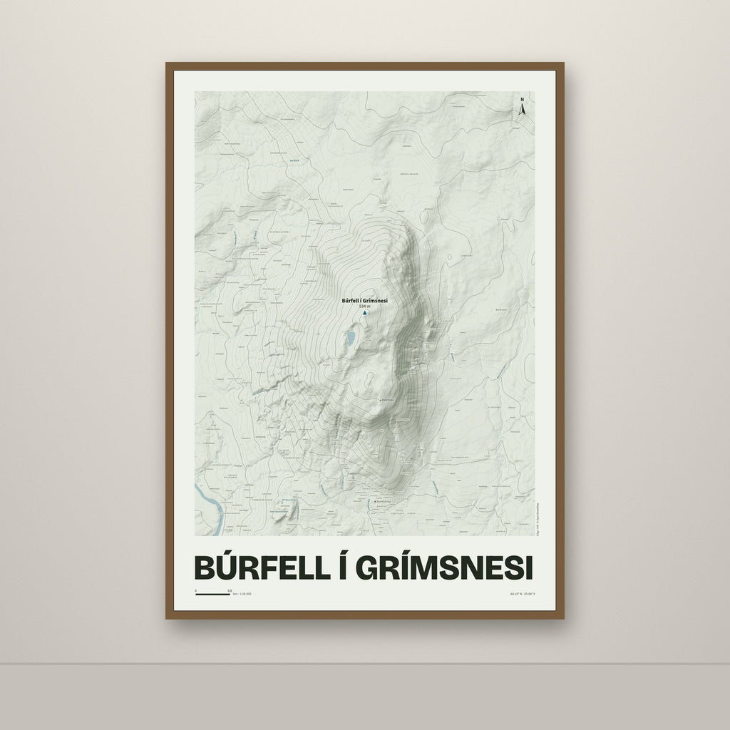Búrfell í Grímsnesi – Mosi, blár