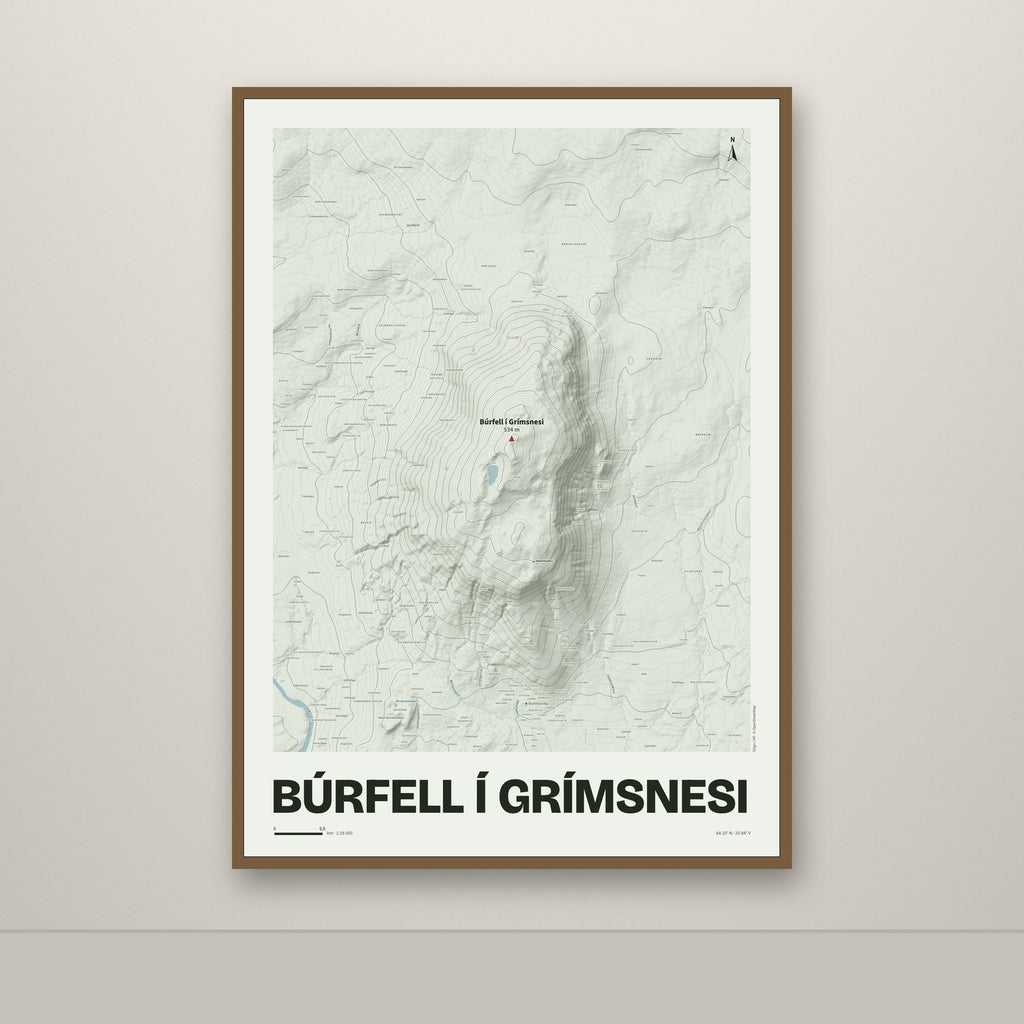 Búrfell í Grímsnesi – Mosi, rauður
