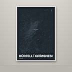 Búrfell í Grímsnesi – Nótt, rauður