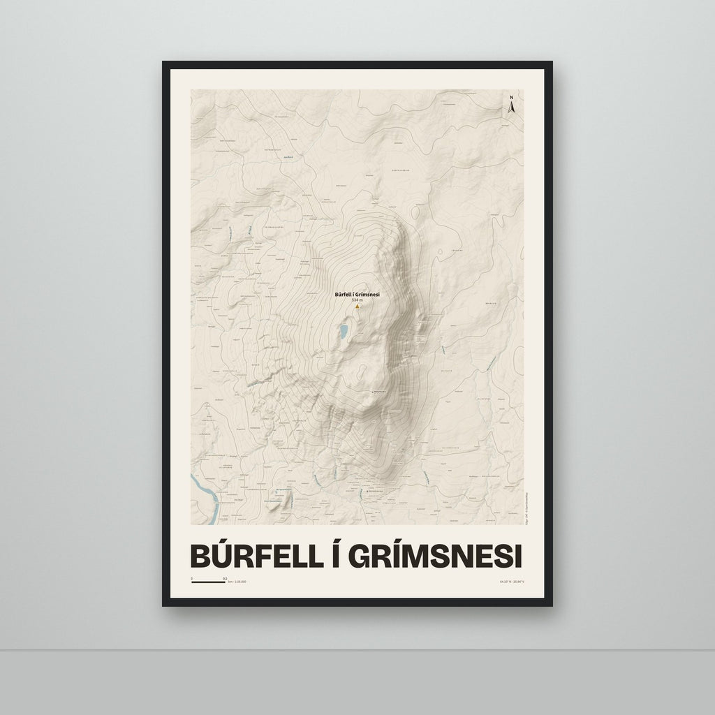 Búrfell í Grímsnesi – Sandur, okkurgulur