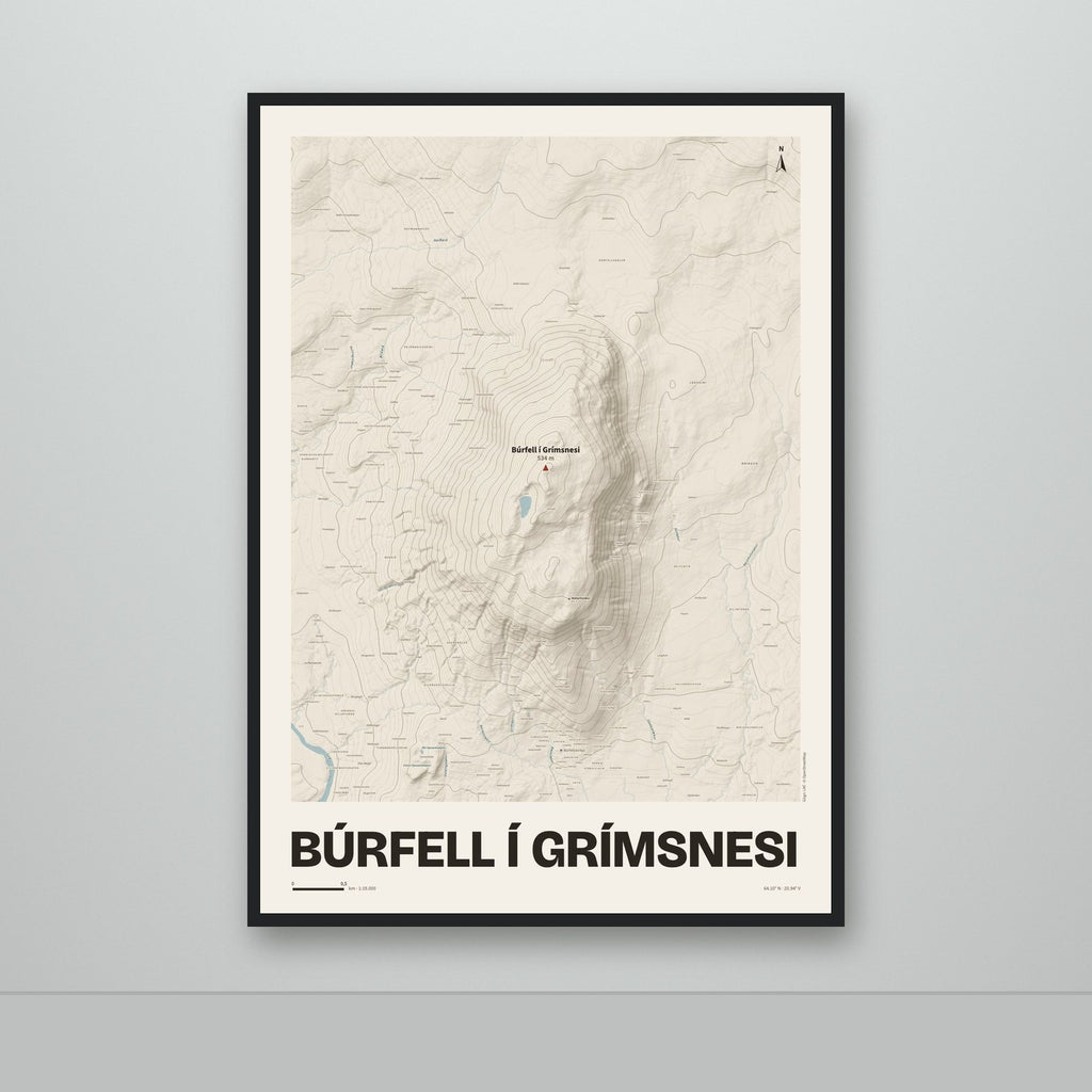 Búrfell í Grímsnesi – Sandur, rauður