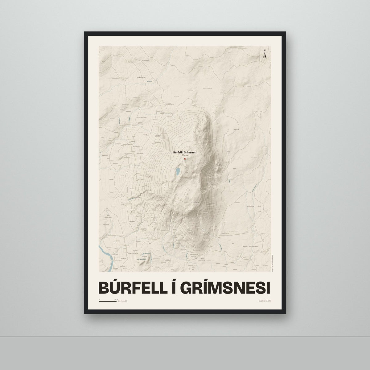 Búrfell í Grímsnesi – Sandur, rauður