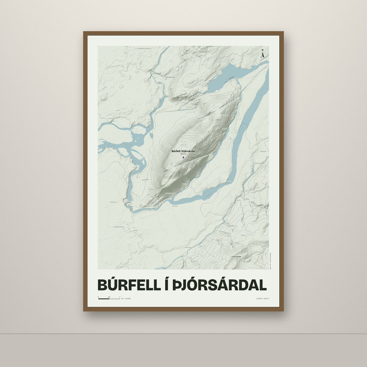 Búrfell í Þjórsárdal – Mosi, lúpínufjólublár