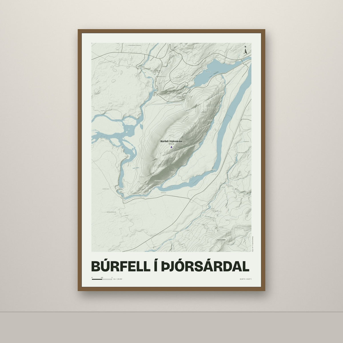 Búrfell í Þjórsárdal – Mosi, lúpínufjólublár