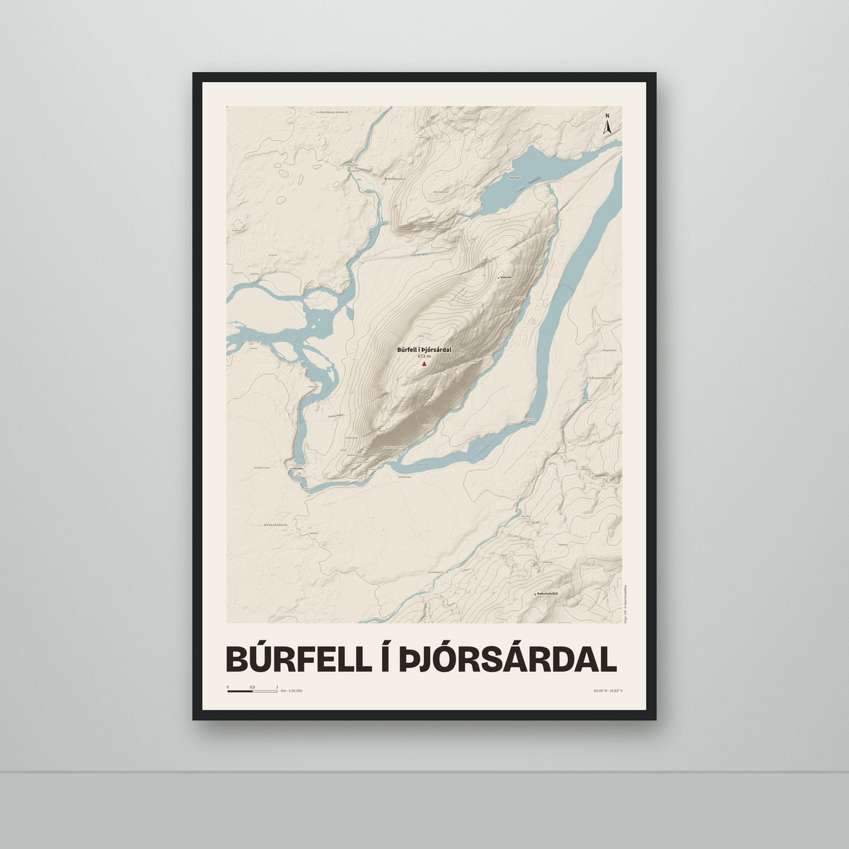 Búrfell í Þjórsárdal – Sandur, rauður