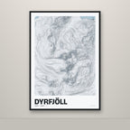 Dyrfjöll – Ljóst, okkurgulur