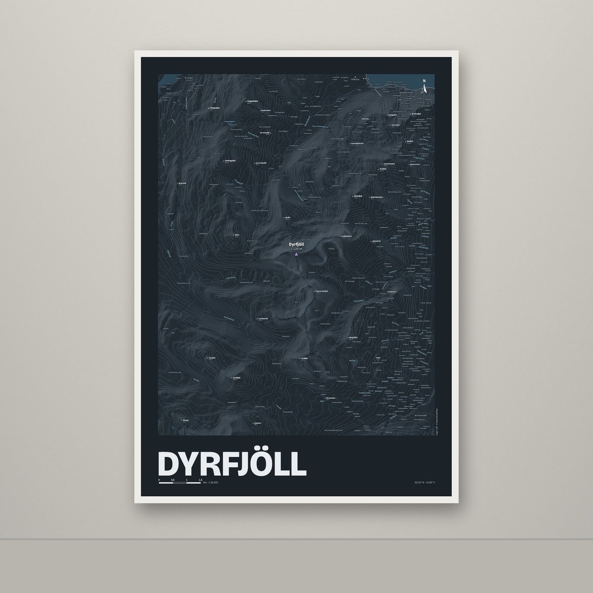Dyrfjöll – Nótt, lúpínufjólublár