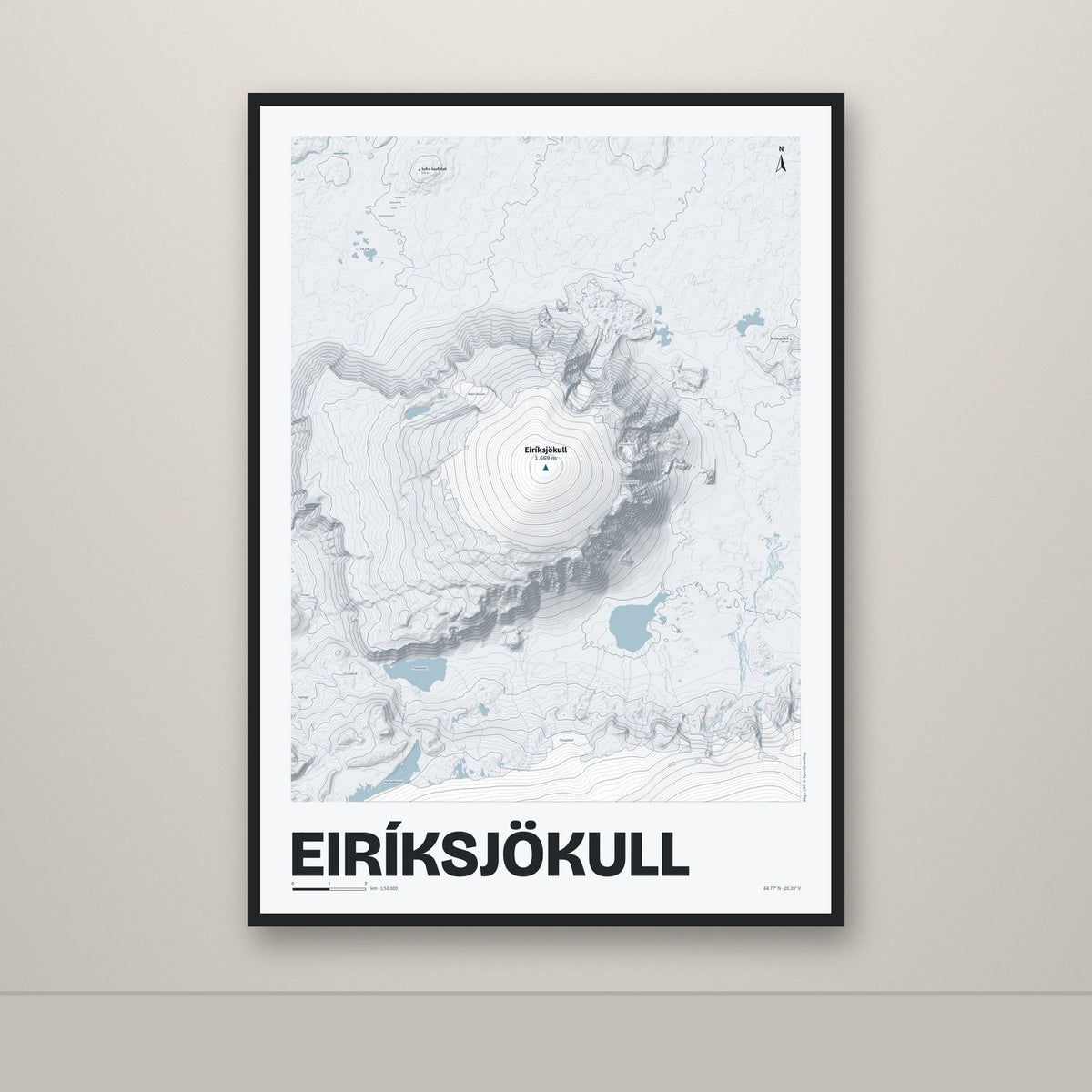 Eiríksjökull – Ljóst, blár