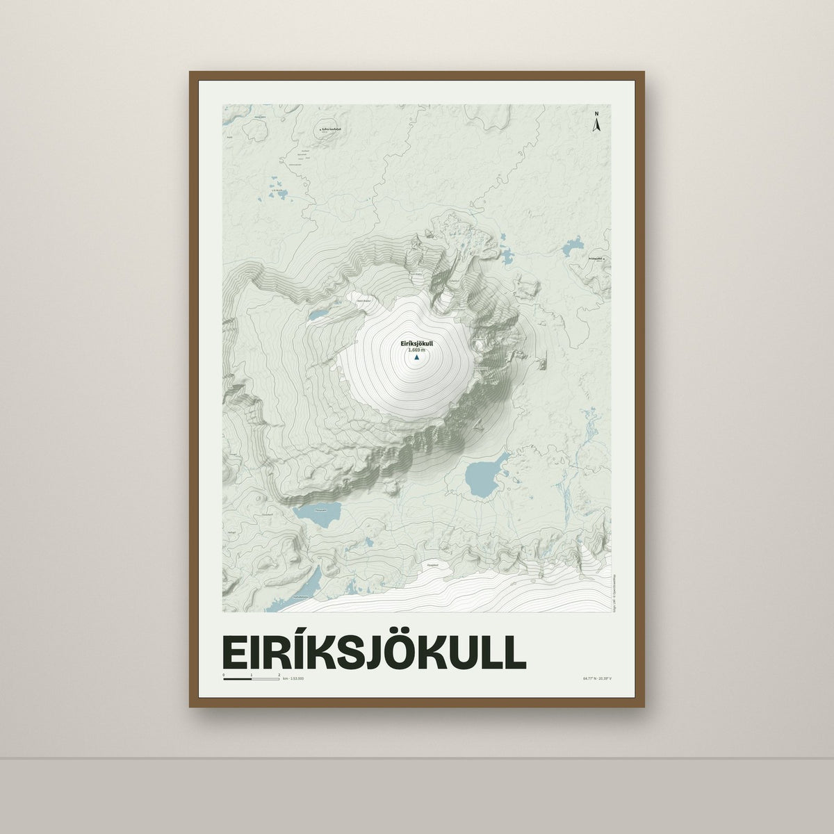 Eiríksjökull – Mosi, blár
