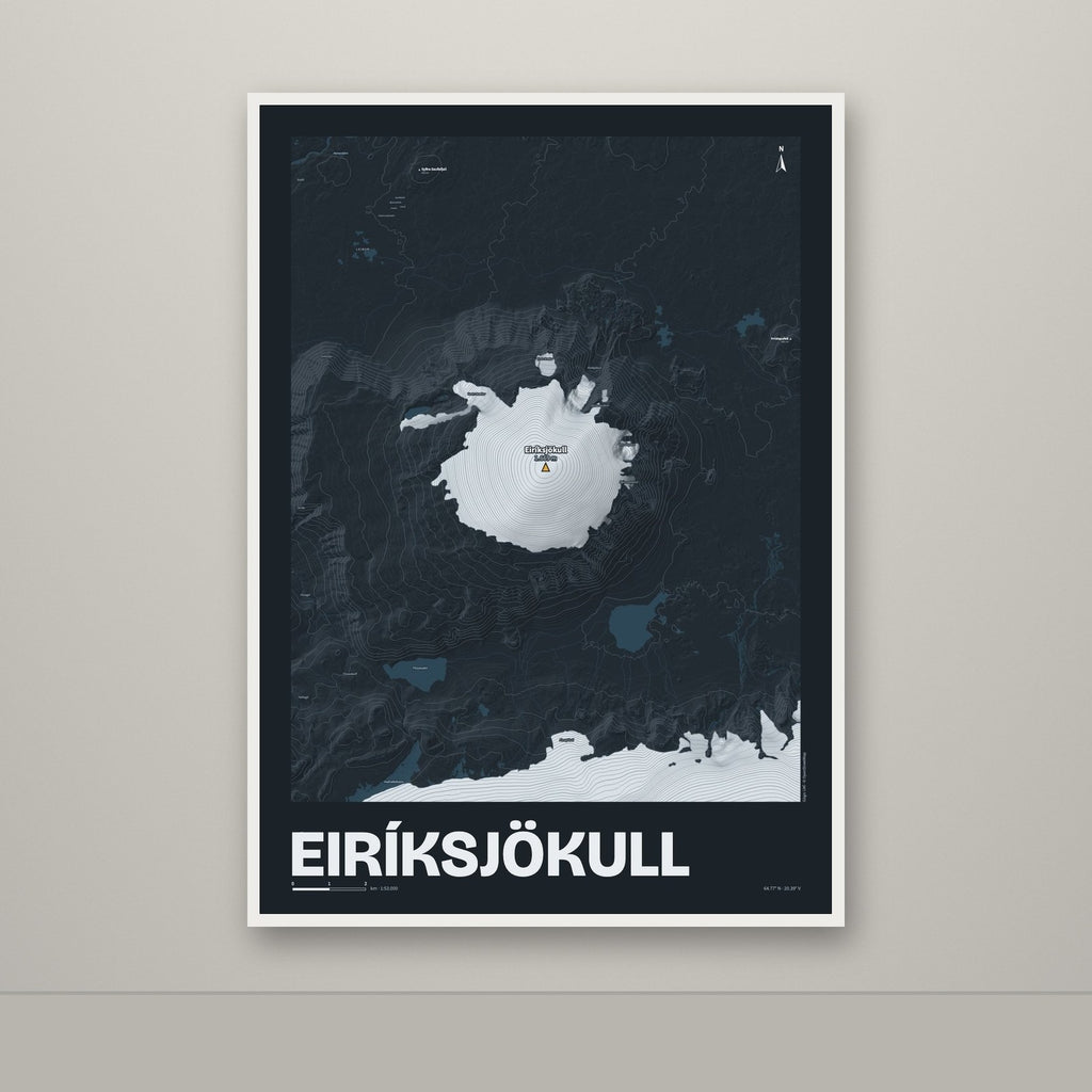 Eiríksjökull – Nótt, okkurgulur