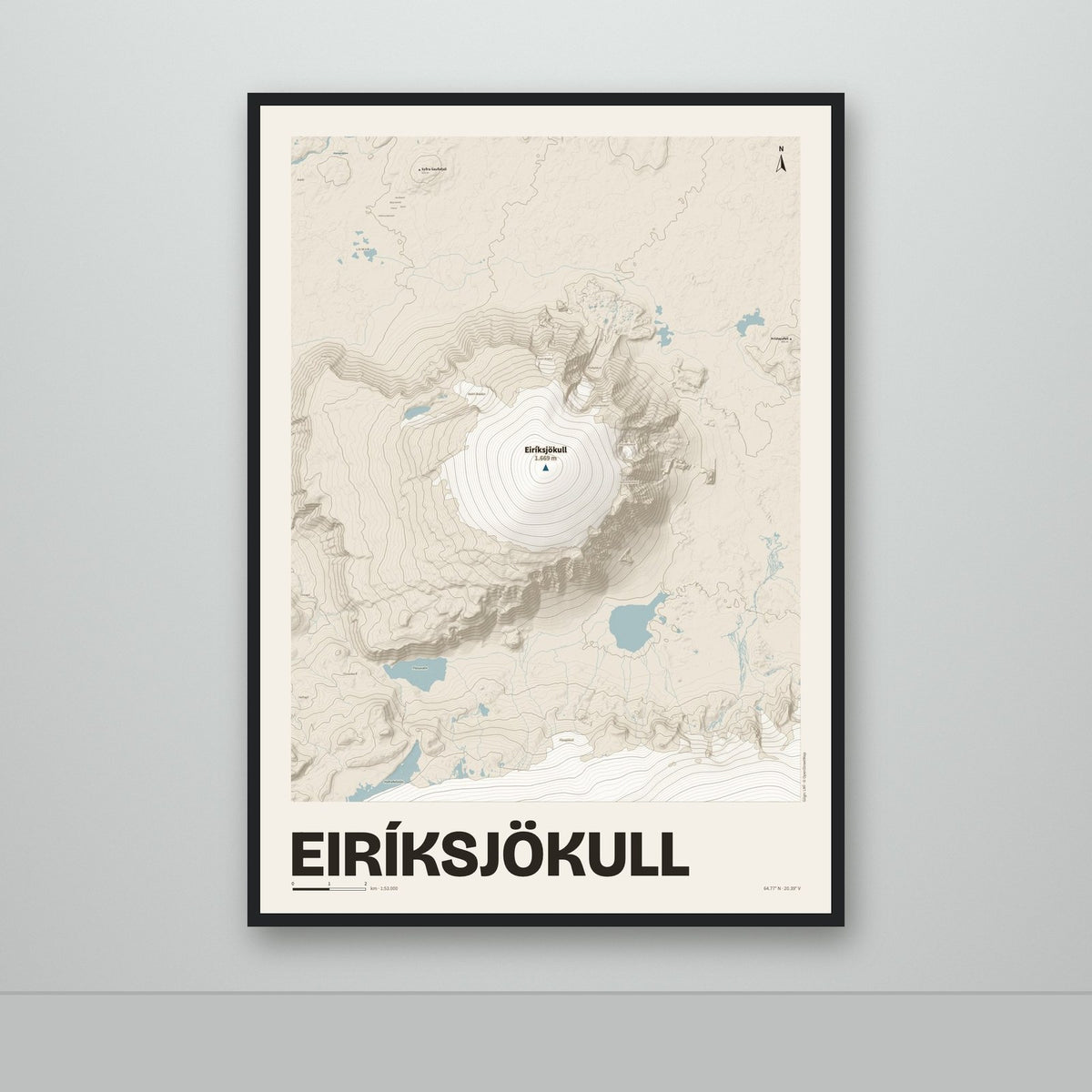 Eiríksjökull – Sandur, blár