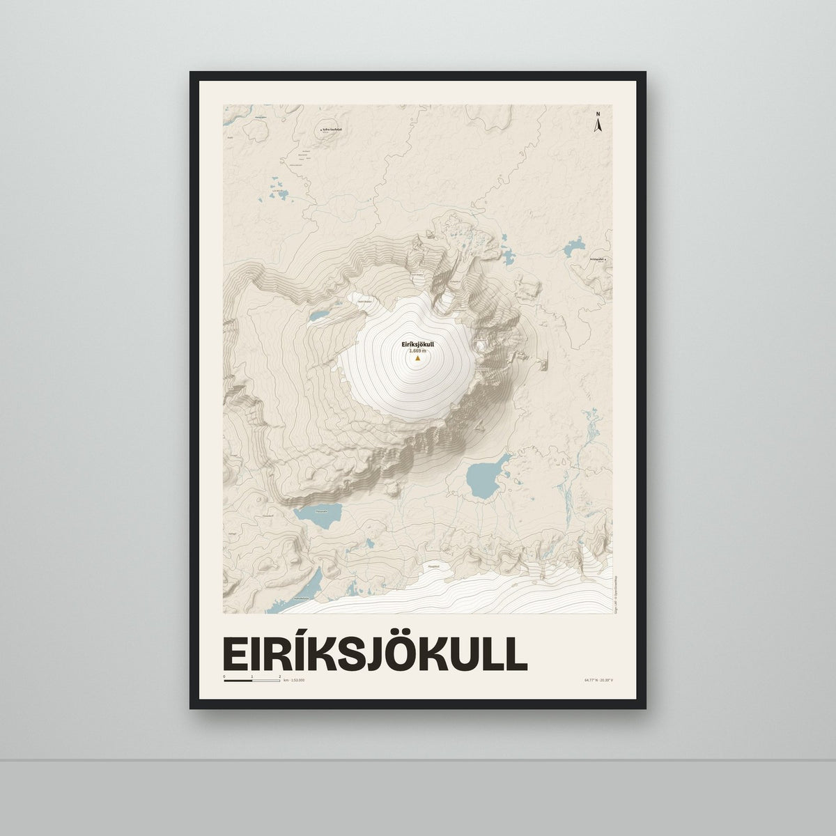 Eiríksjökull – Sandur, okkurgulur