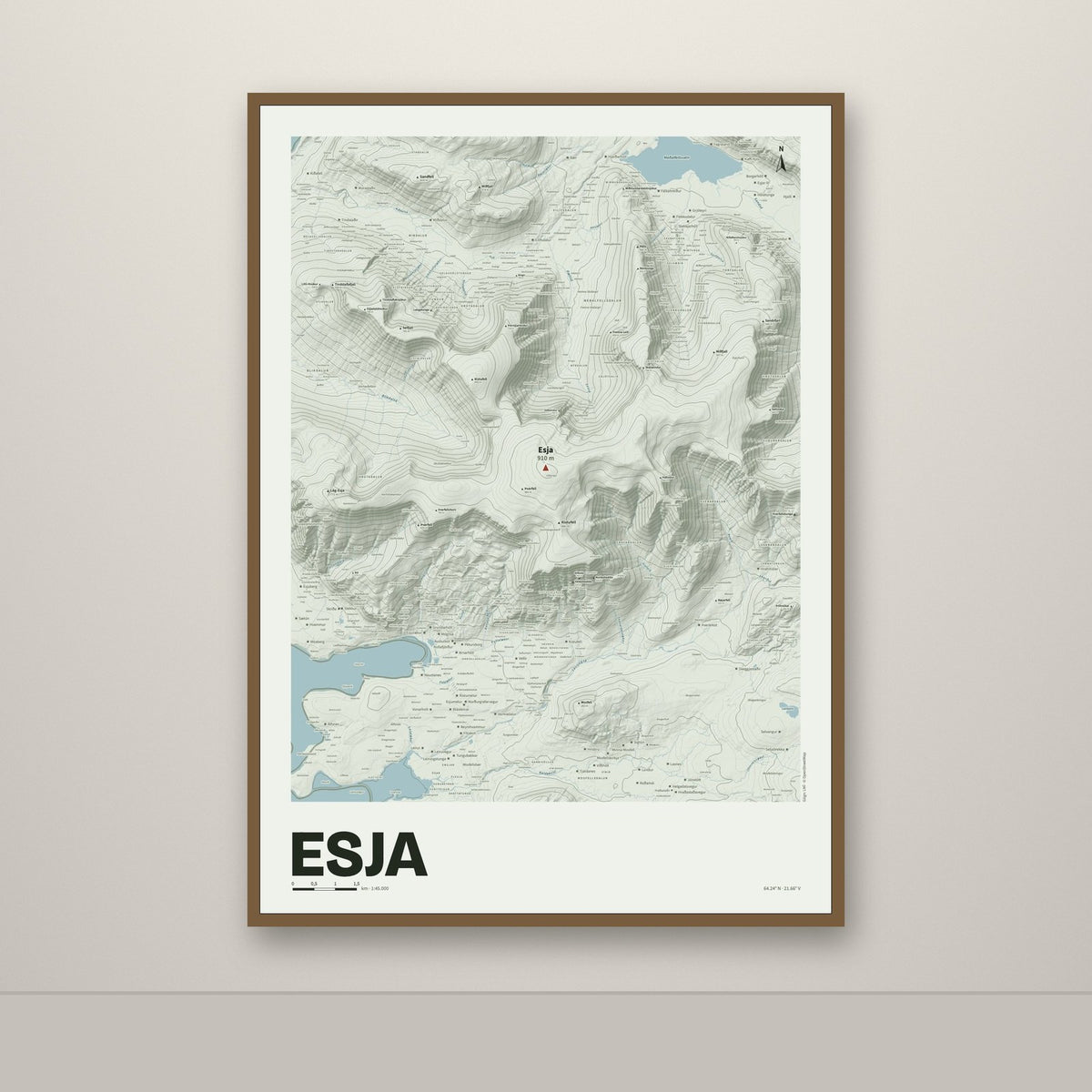 Esja – Mosi, rauður