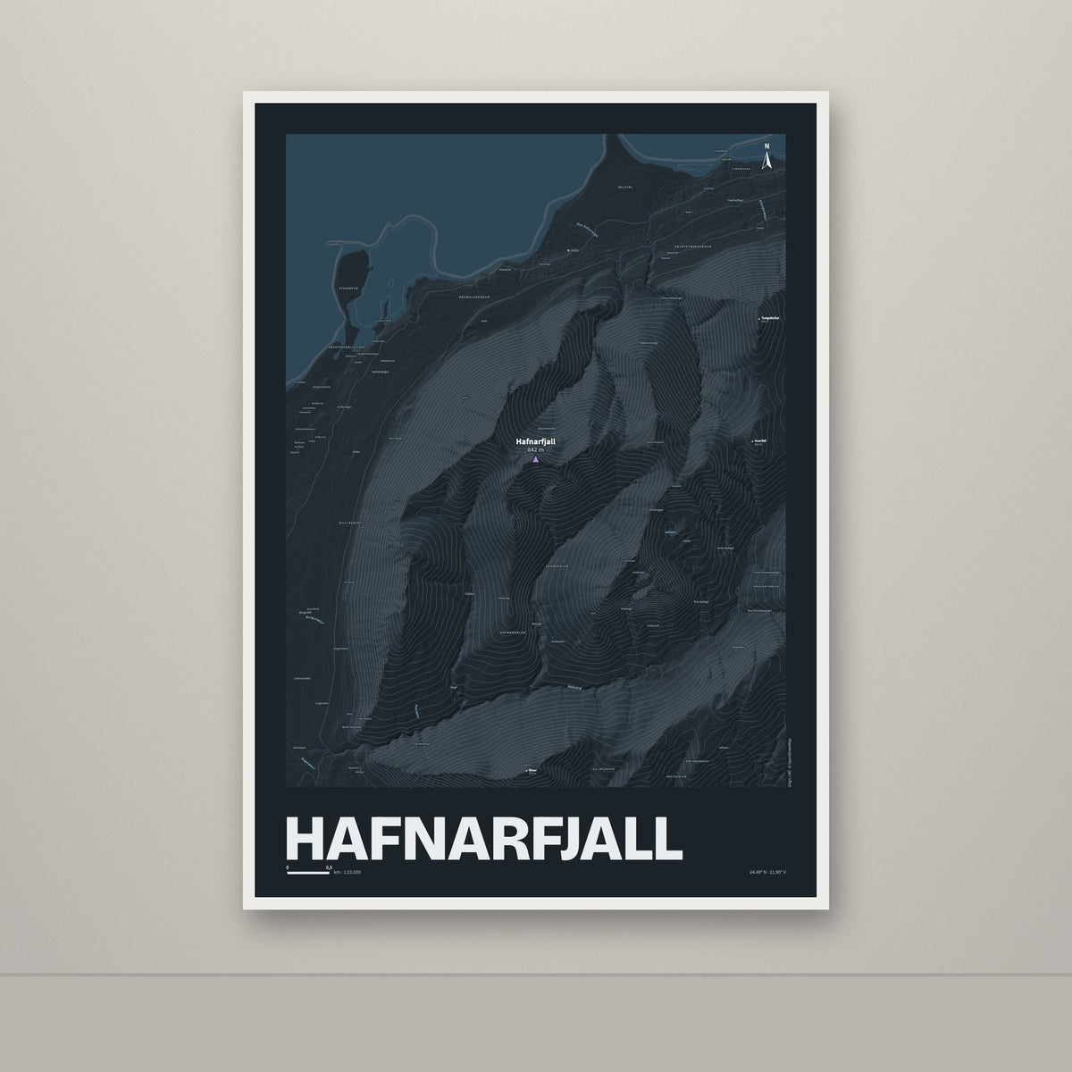Hafnarfjall – Nótt, lúpínufjólublár