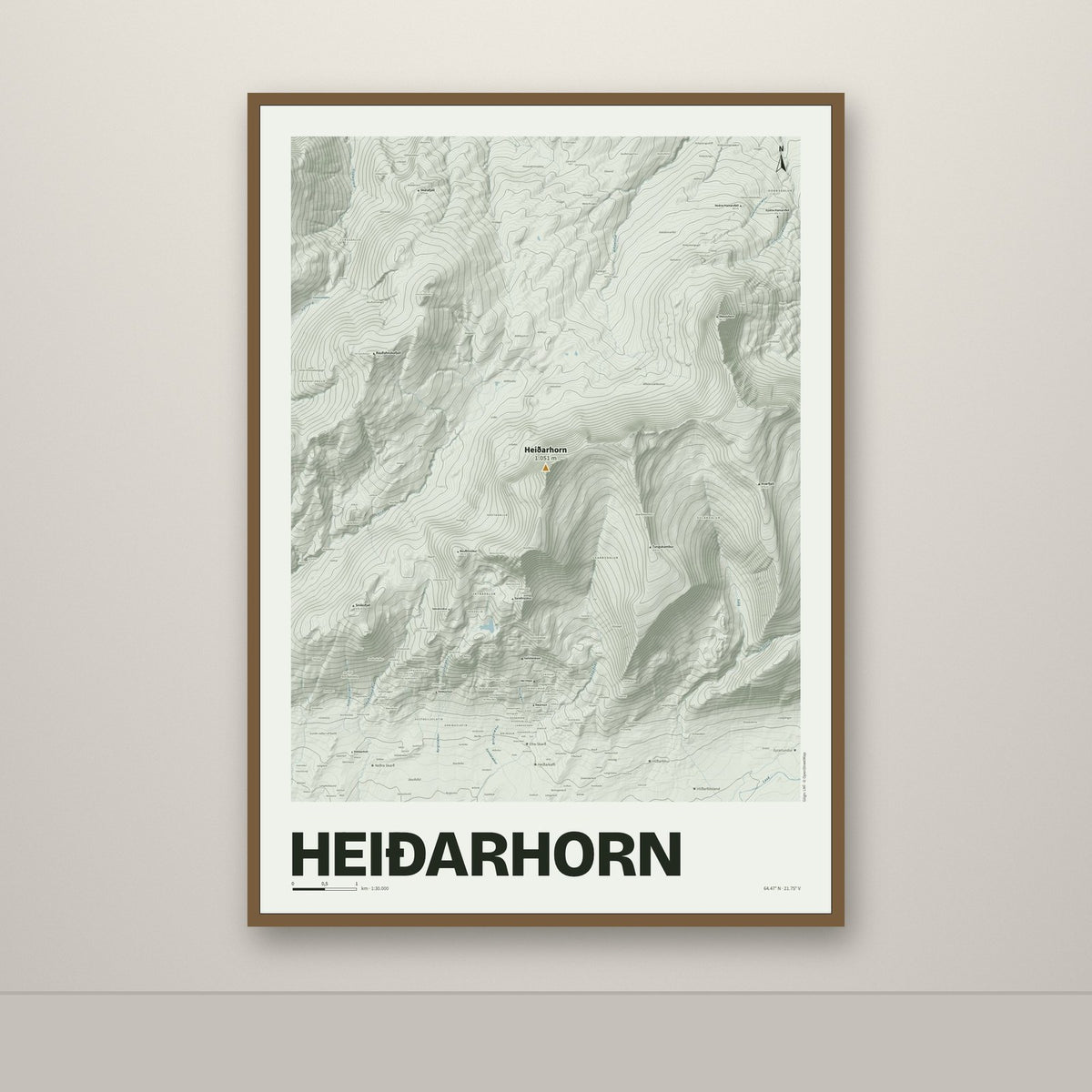 Heiðarhorn – Mosi, okkurgulur