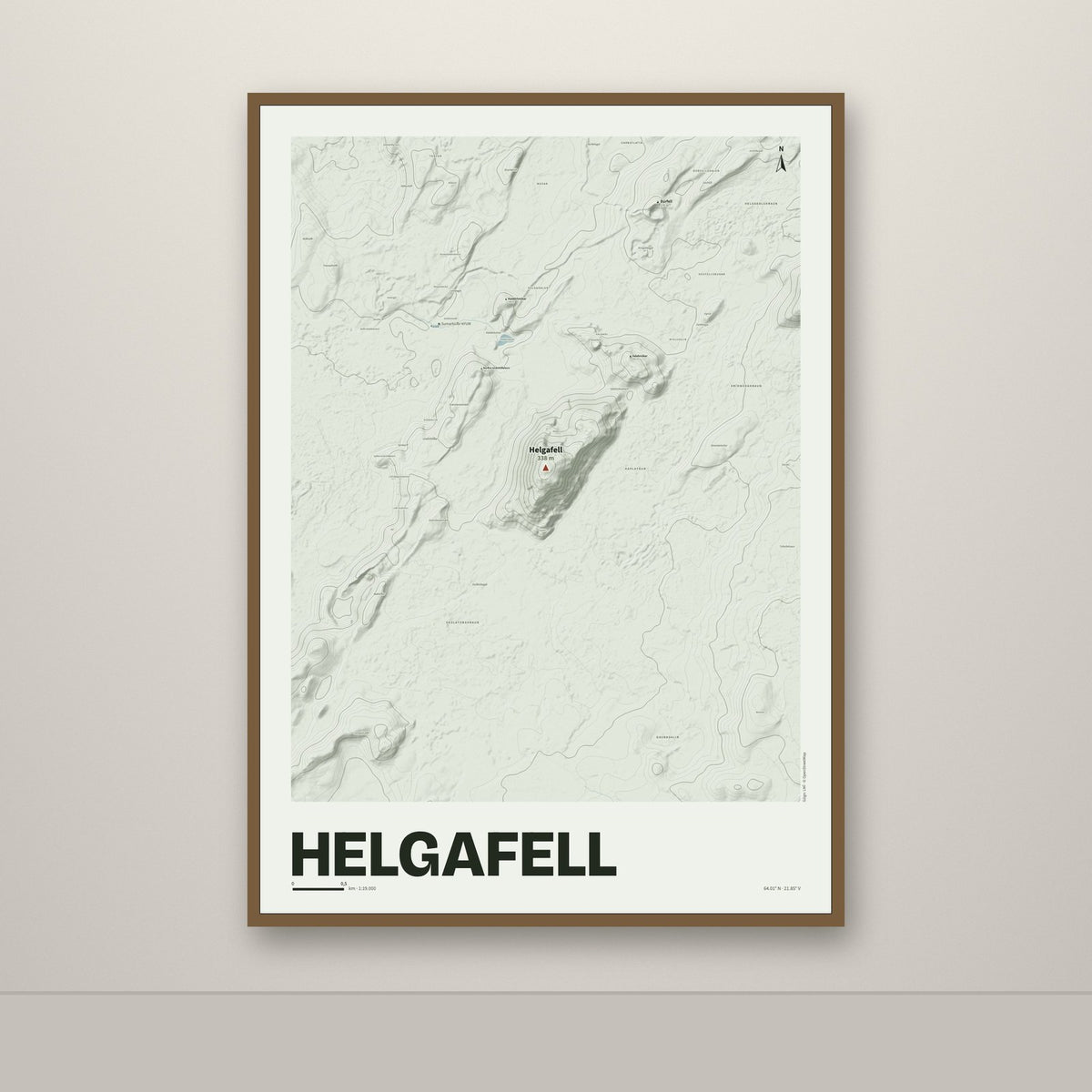Helgafell – Mosi, rauður