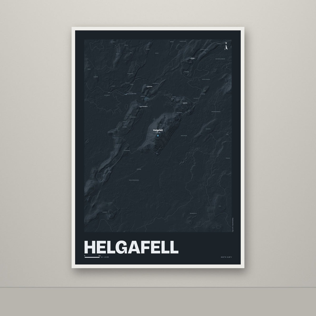Helgafell – Nótt, blár