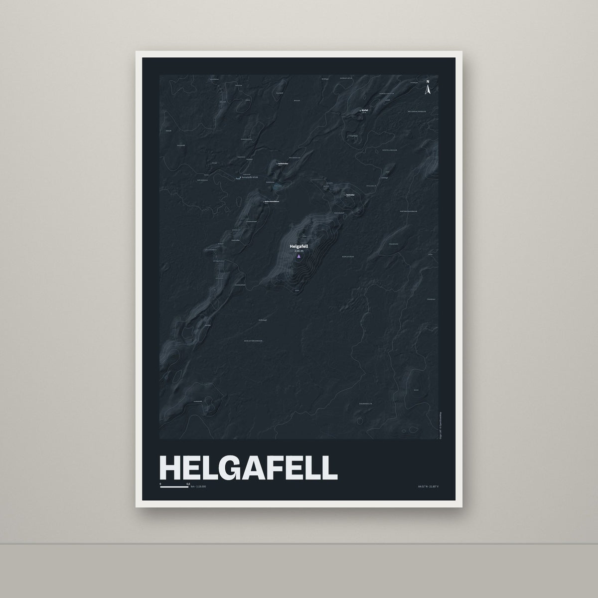 Helgafell – Nótt, lúpínufjólublár