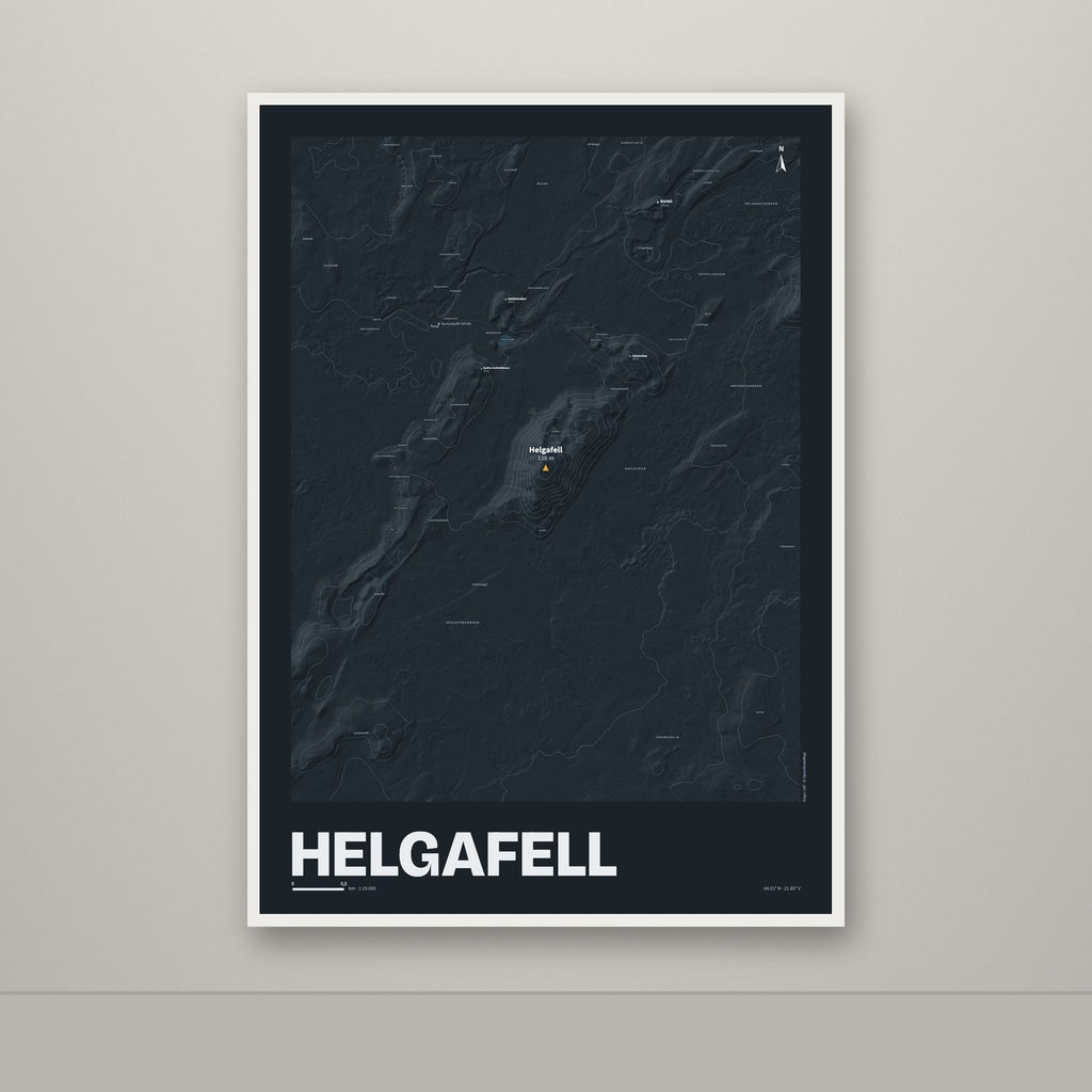 Helgafell – Nótt, okkurgulur