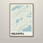 Helgafell – Mosi, blár