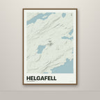 Helgafell – Mosi, lúpínufjólublár