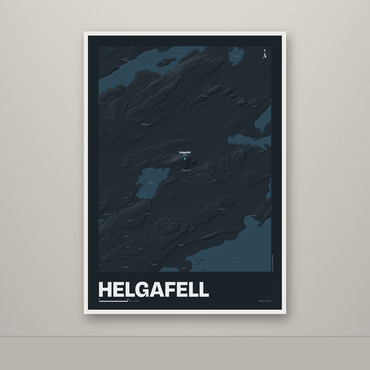 Helgafell – Nótt, blár