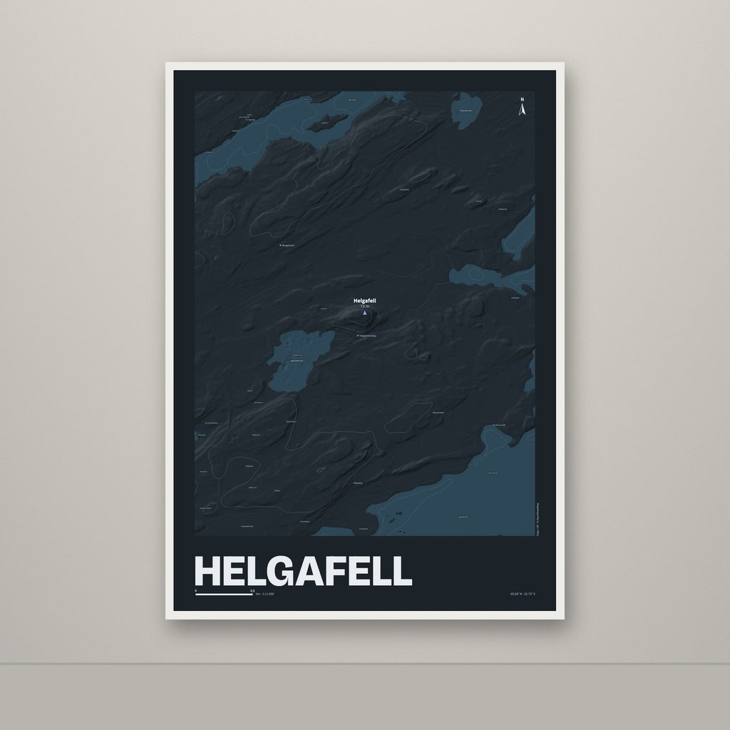 Helgafell – Nótt, lúpínufjólublár