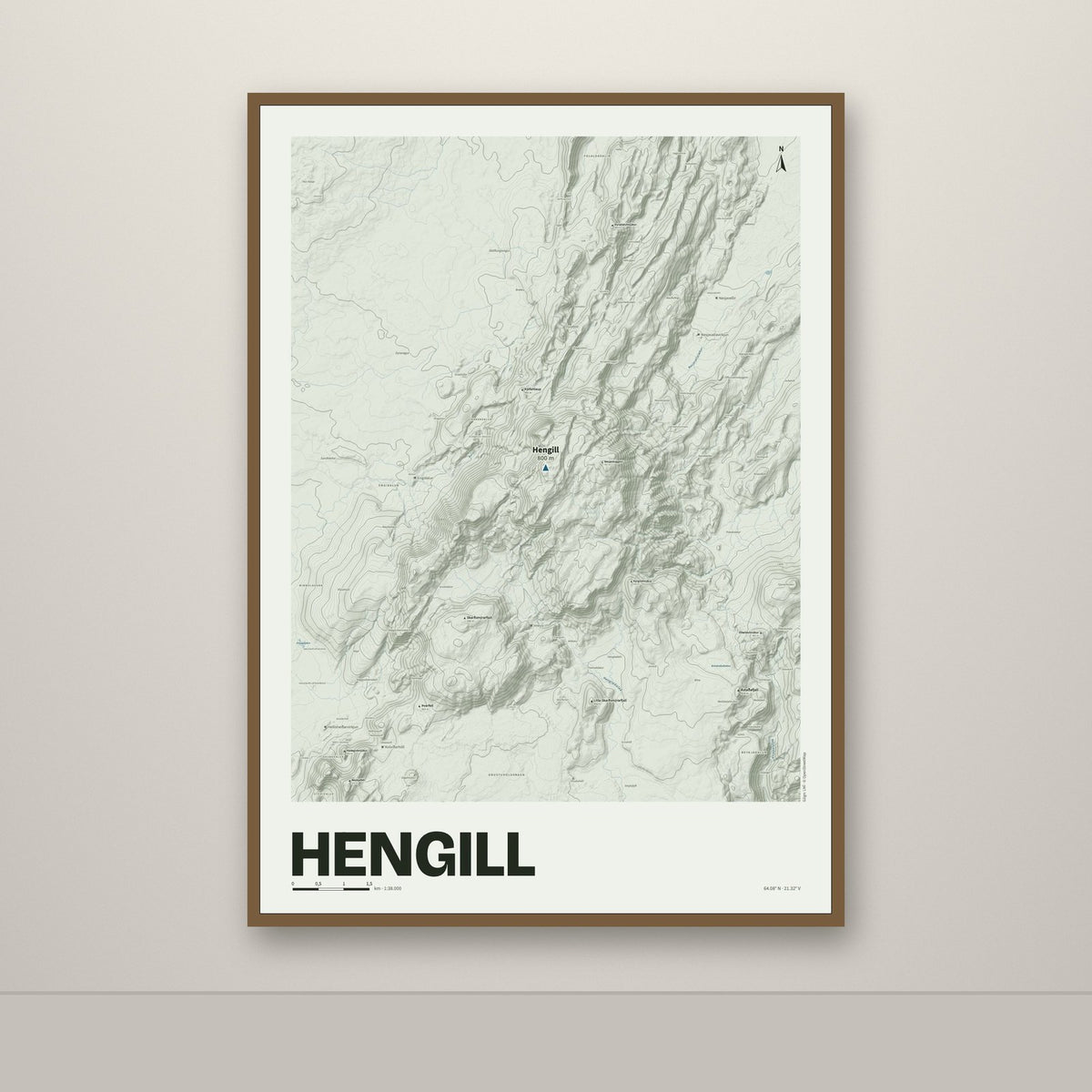 Hengill – Mosi, blár