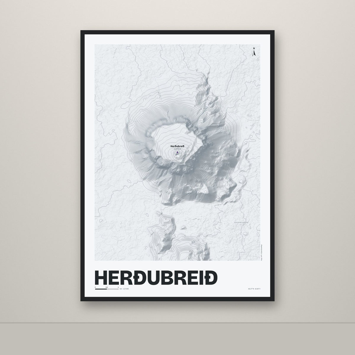 Herðubreið – Ljóst, lúpínufjólublár