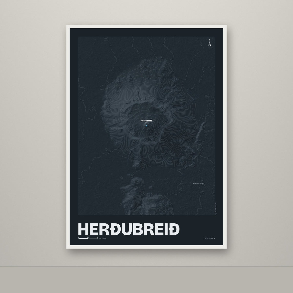 Herðubreið – Nótt, blár