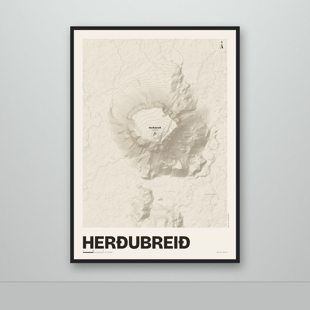 Herðubreið – Sandur, blár