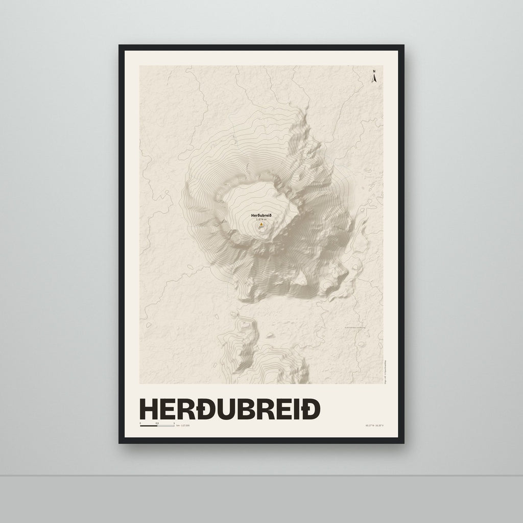 Herðubreið – Sandur, okkurgulur